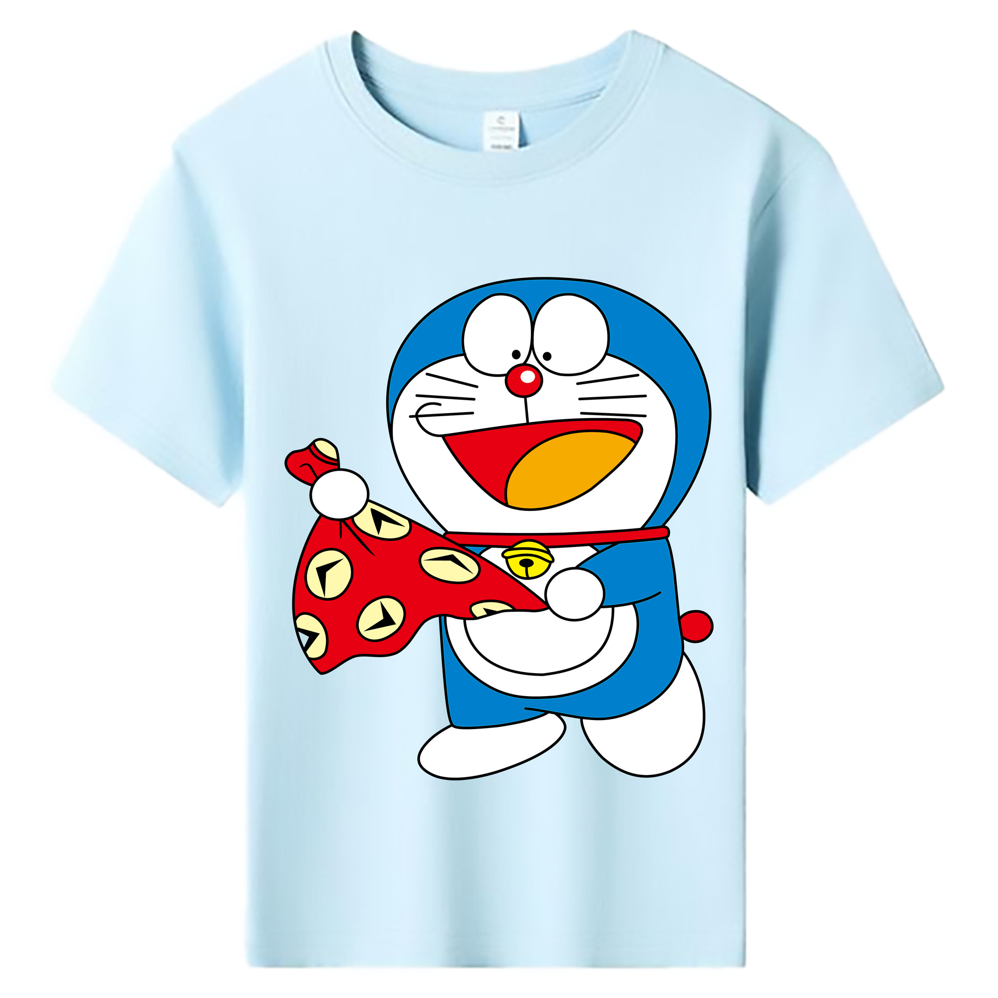 （画像用） ドラえもん Doraemon 綿100％キッズTシャツ（フロントプリント）